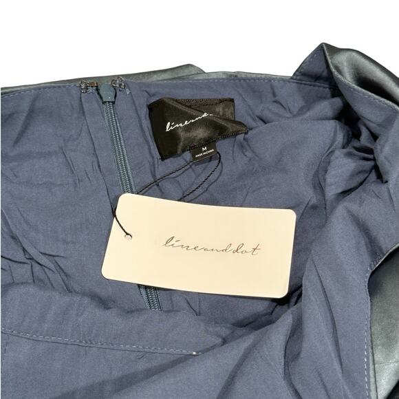 NWT! Line & Dot Mai Mini Dress in Steel Blue - Size Medium - Picture 10 of 10